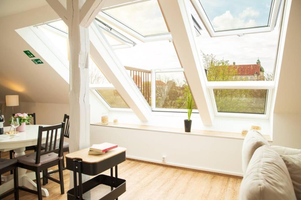 Güstrow Ferienwohnung Schlossblick מראה חיצוני תמונה